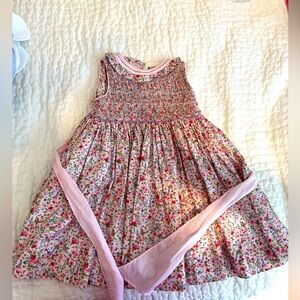 Luli and Me Pink Floral Dress size 4t